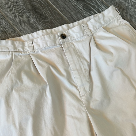 Mens Brooks Brothers 346 light khaki dress pants W35 L 32 - Picture 2 of 4